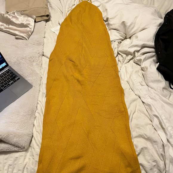 Bodycon Halter No Back Maxi Dress - Picture 2 of 2